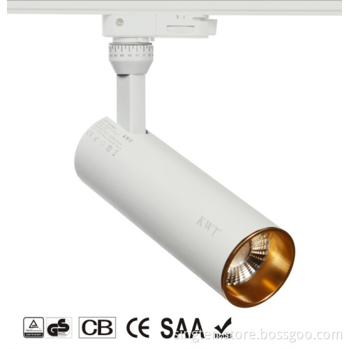 Mini 8w 12w 15w dimmable led spot track lighting with CE&ROHS approved